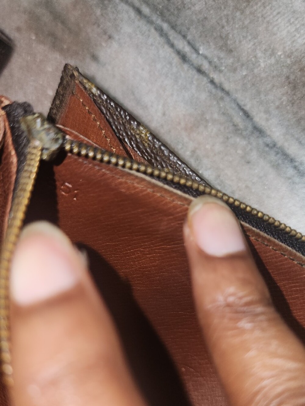 Louis Vuitton Brown Monogram & Damier Wallet Pair - Picture 2 of 15